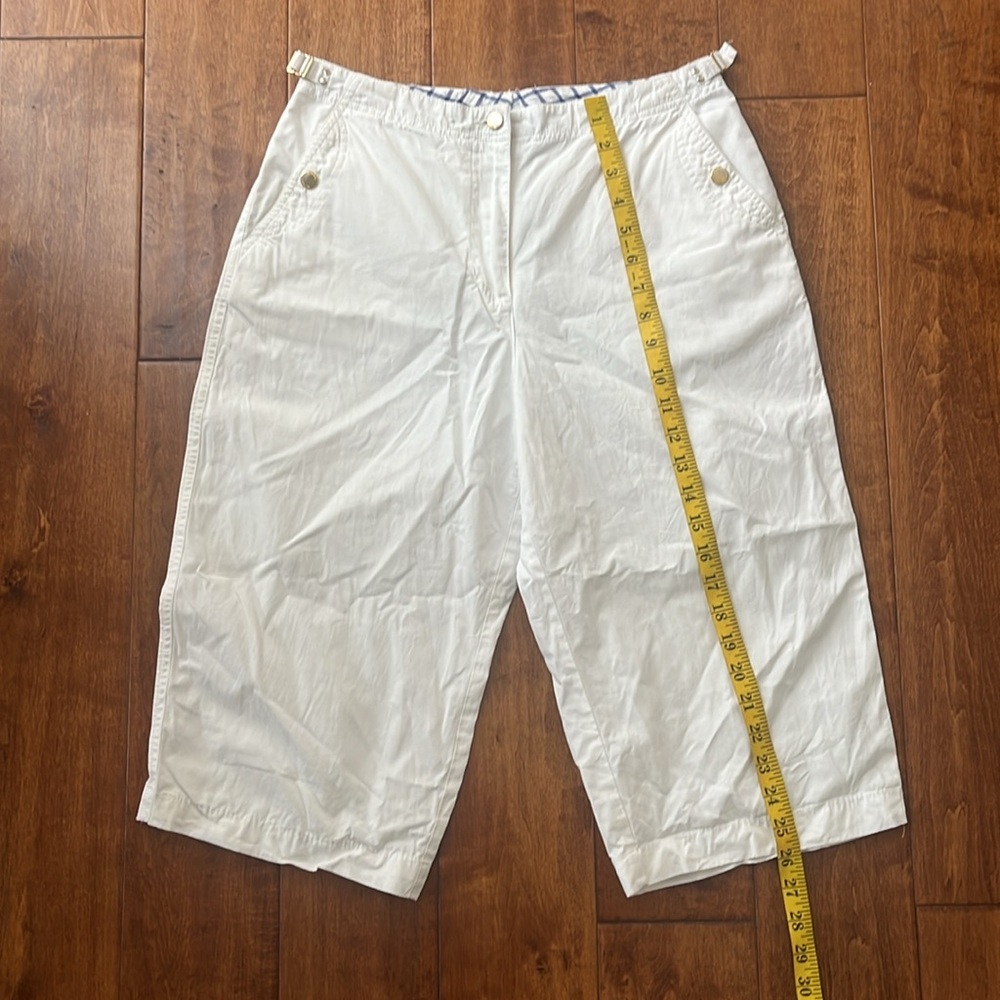 Vintage Lauren Ralph Lauren White Bermuda Buckle Short - Picture 3 of 11